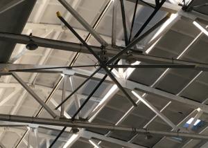 Diâmetro 2,4m-7,3m Al Mg Blade Industrial Ventilador de teto para espaço