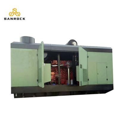 Máquina de compressão de ar de parafuso diesel de mineração Compressor de ar de parafuso rotativo portátil pequeno
