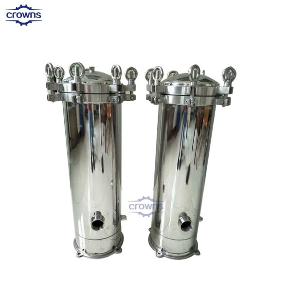 корпус фильтра картриджа из нержавеющей стали с картриджем PP/PE/PTFE/металлическим картриджем 0,1 мкм