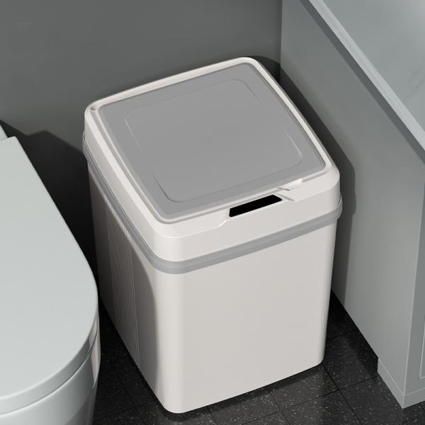 Household Induction Kitchen Toilet Toilet Fully Automatic Plastic Bucket with Lid Wholesale Smart Trash Can