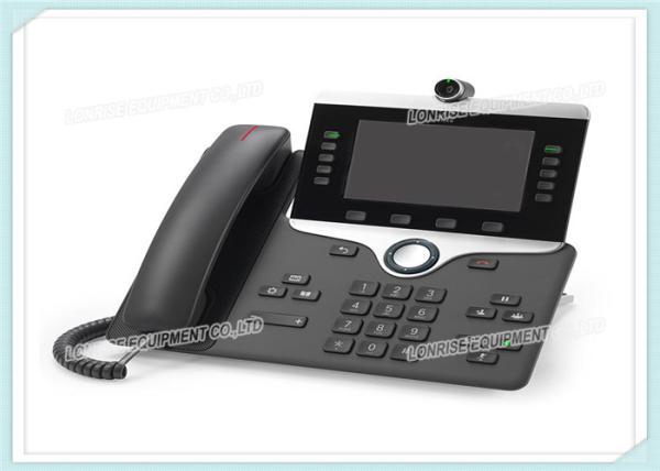5 norme visuelle de haute résolution de la CE d'audio-messagerie du téléphone 8800 WVGA d'IP de CP-8845-K9 Cisco