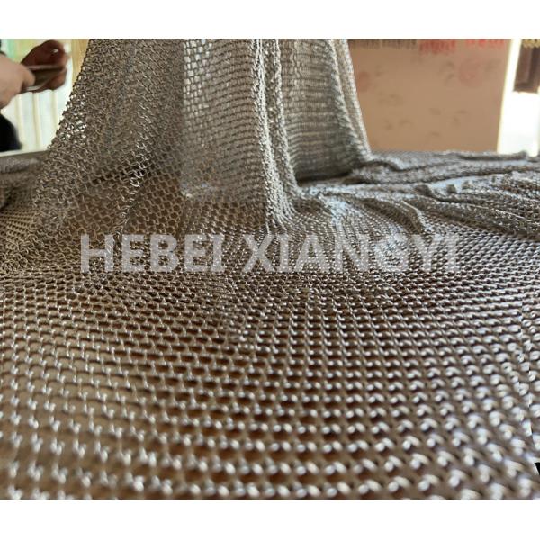 Weld Decorative Metal Mesh Curtain For Screens Room Dividers