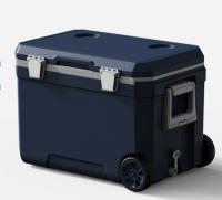 45L Hard Cooler Box with PU Insulation for Camping Boating BBQ