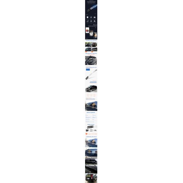 Mirror Silver Cars Body Parts , Wearable Universal Car Roof Rack