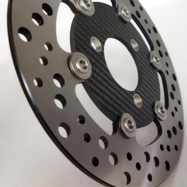 Natural Color Carbon Fiber Front 220mm Brake Disc for Honda Wave 110 125 Replace/Repair