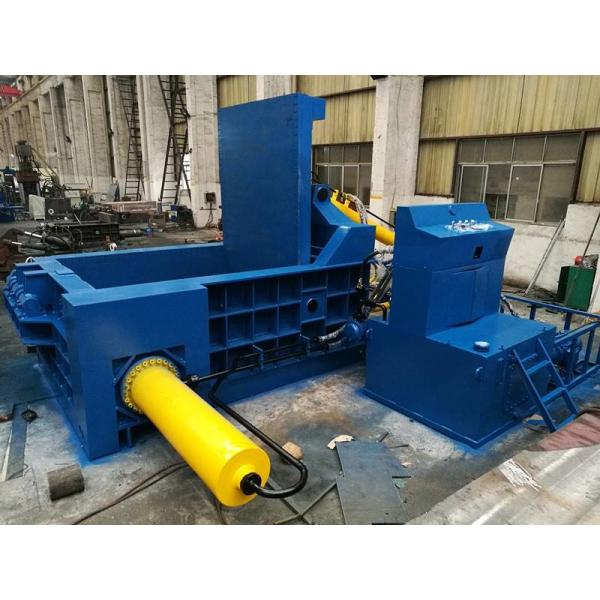 PLC Copper Portable Scrap Metal Balers , Brass Hydraulic Metal Baler
