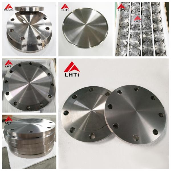 Industrial Titanium Blind BL Flange EN1092-1 05 Type A DN100 PN16 Gr2