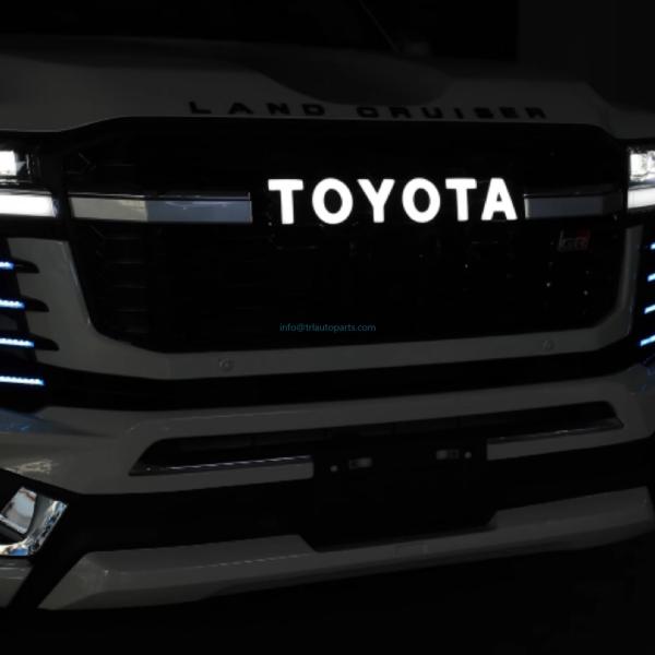 5310160G70 Toyota Land Cruise 300 Front Radiator Grille For Original Size ABS Plastic With LED Light