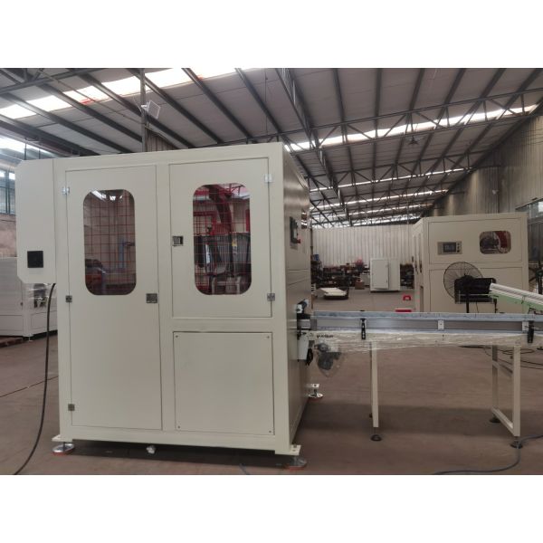 Bottom Pull / V Fold Facial Tissue Folding Machine PLC Control Facial Tissue Production Line