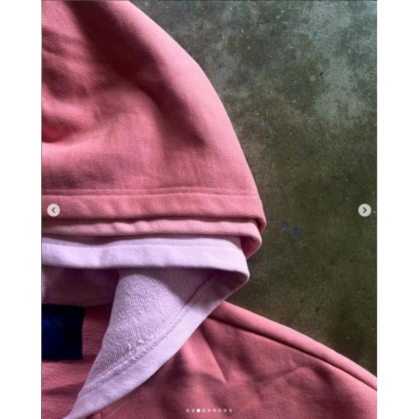 Custom Hoodies Heavy Weight Cotton French Terry Cropped Boxy Double Three Layers Zipper Hoodie for Men