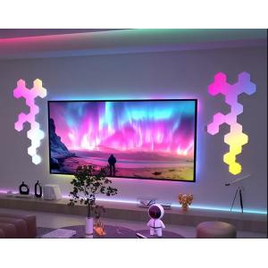 24V USB HDMI Panneau hexagonal Lumière de jeu avec niveaux de luminosité réglables Shell ABS