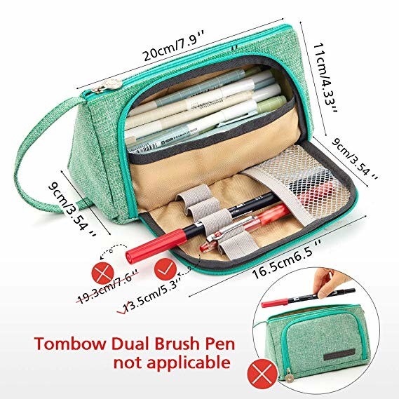 Middle High School Student Pencil Pouches / Personalised Teen Pencil Case