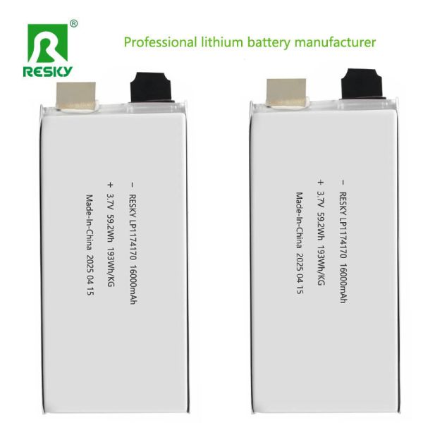 Rechargeable RC Lithium Polymer Battery 3.7V 16000mAh with 5C Discharge Rate for Drones and Boats