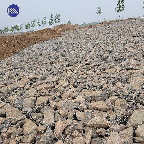 panier en treillis galvanisé en gabion à vendre