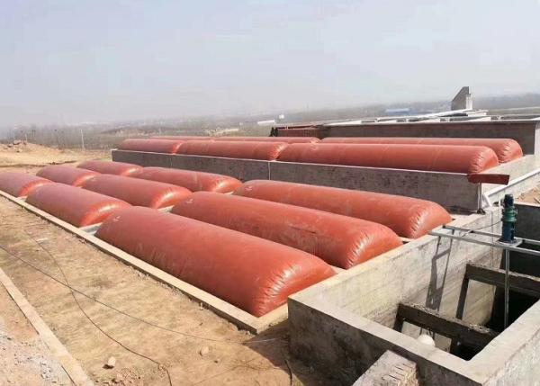 Sustainable Biogas Production Biogas Digester Tank Flexible With Mechanical Mixing