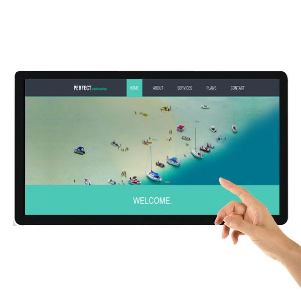32 inch smart lcd wall mount digital signage 1920*1080p for advertising with USB WIFI touch screen