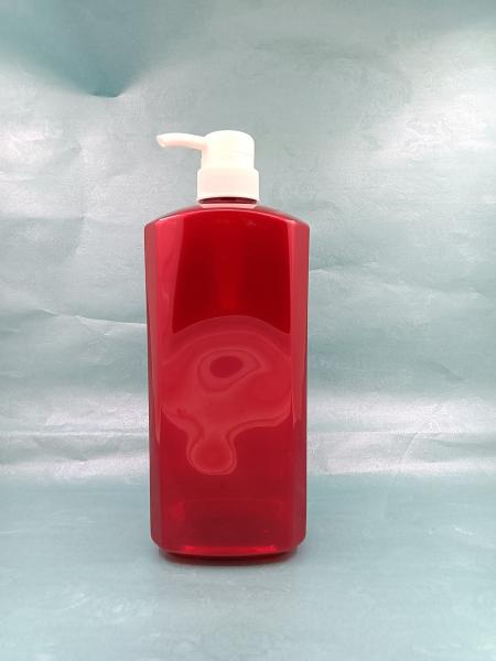 Hot Stamping​ Big Shampoo Bottles , Pump Cosmetic Bottles PET Material