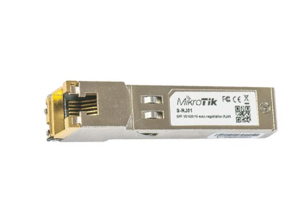 RJ45 1.25Gbps 1000m Sfp Transceiver Module Mikrotik S-RJ01