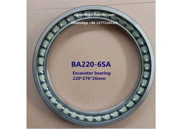 BA220-6SA escavadeira com rolamento de bola de contacto angular de secção fina, com 220*276*26 mm