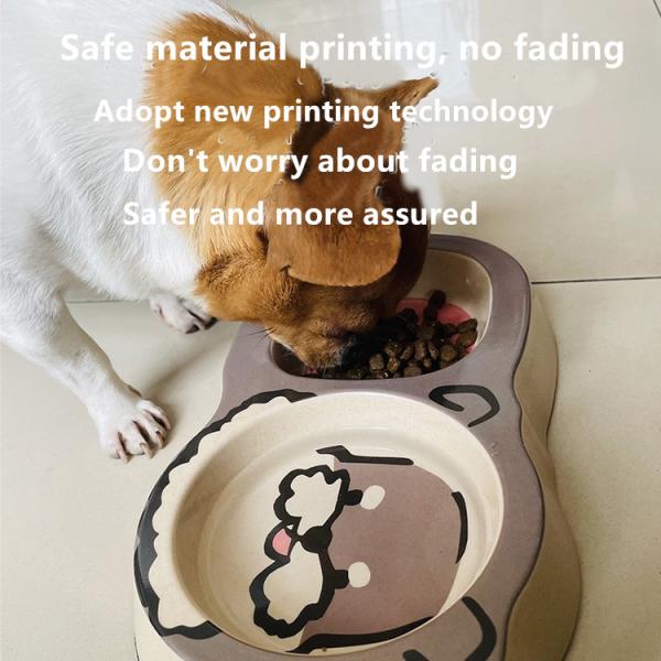 Шар собачьей еды мультфильма таза воды шара кота Не-выскальзывания шара собаки шара бамбукового любимца волокна двойной