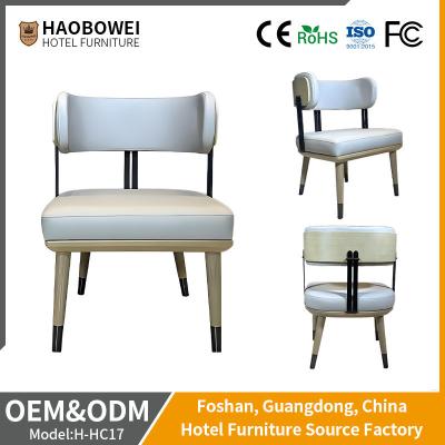 Unfolded Leatherette Dining Chairs Commercial Hotel Furniture OEM For Restaurant
