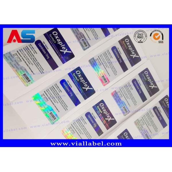 Custom Private Vial Label Masteron , Aluminum ZipLock Pouch With Label Sticker Hologram