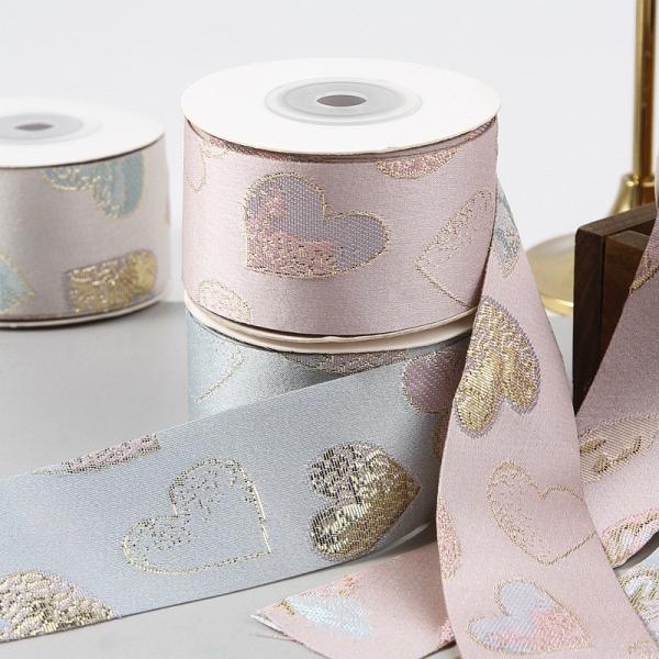 High Tenacity bleu et vert estampage à chaud papillon ruban d'amour pour bricolage boîte cadeau de mariage emballage couleurs personnalisées Availablebl