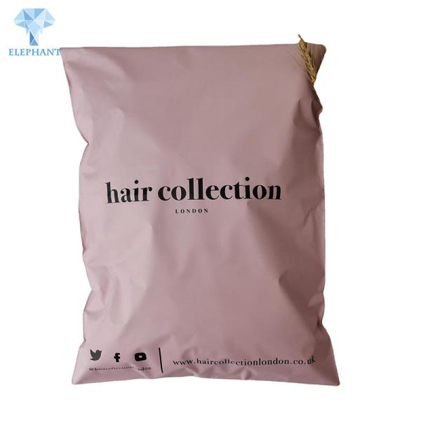 Eco Friendly Pink LDPE HDPE Poly Mailers Envelopes Bags Self Adhesive