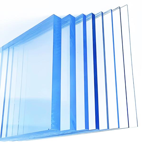 6mm 4*8feet Polycarbonate Solid Sheet Anti Impact One Side UV Protection