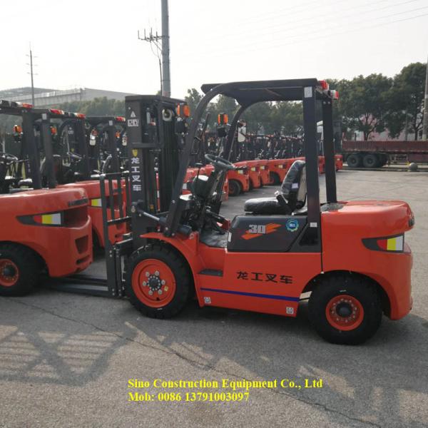 Излучение дыма высоты 3000мм Макса высокого надежного 3 грузоподъемника тонны дизельных поднимаясь низкое