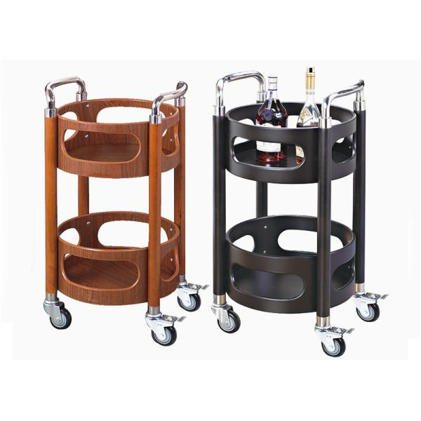 Оборудования гостиничного сервиса круглого финиша Махоганы ликера деревянные для вина и напитка с 4 рицинусами