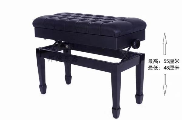 OEM high-end wooden music stool adjustable piano bench for music Piano Bench Musical instruments modern wooden piano