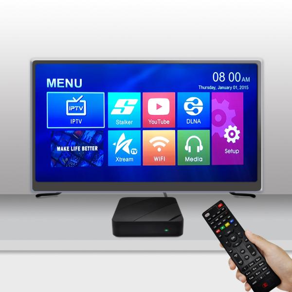 ERI Linux Cable TV Box Cuad Core 1080P H.265 Personalizable