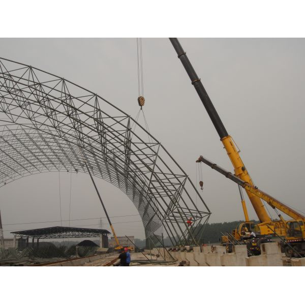 Brazil Warehouse Roof Structure Utilizing Prefabricated Steel Elements to Achieve Faster Assembly and Construction in Logistics Facilities