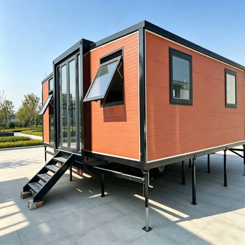 Luxury Expandable Container House with Double Wing Design