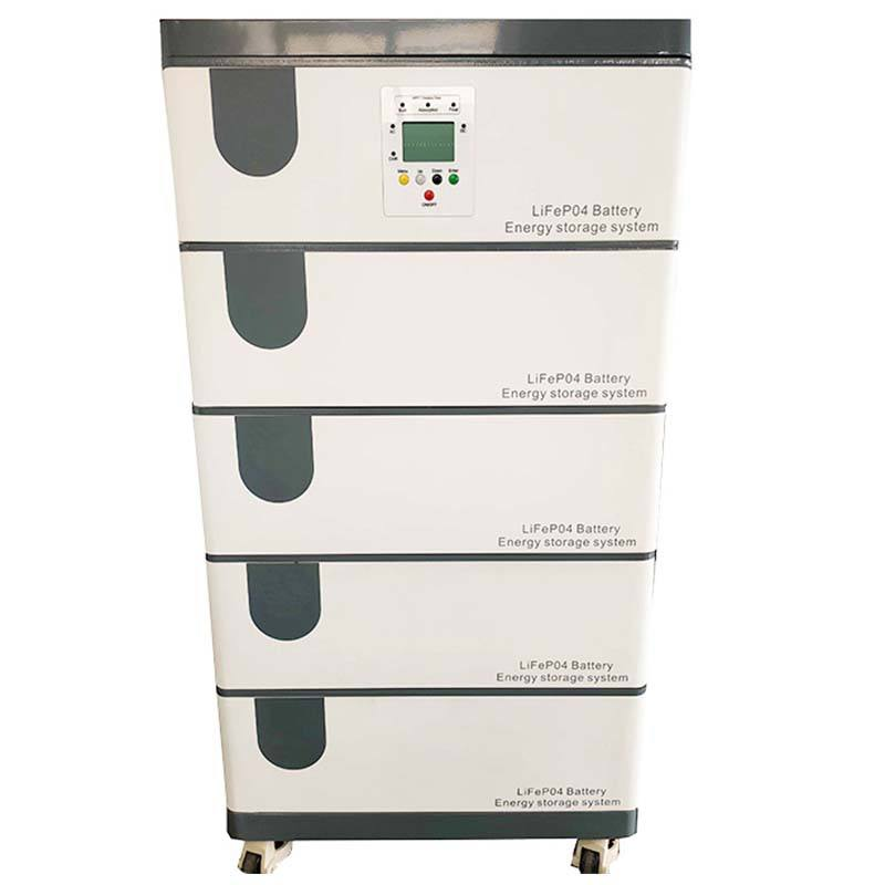 51.2V 15 KWH SPS002 Split Stackable LiFePO4 5KW Solar Inverter for Home Backup Off-Grid Use
