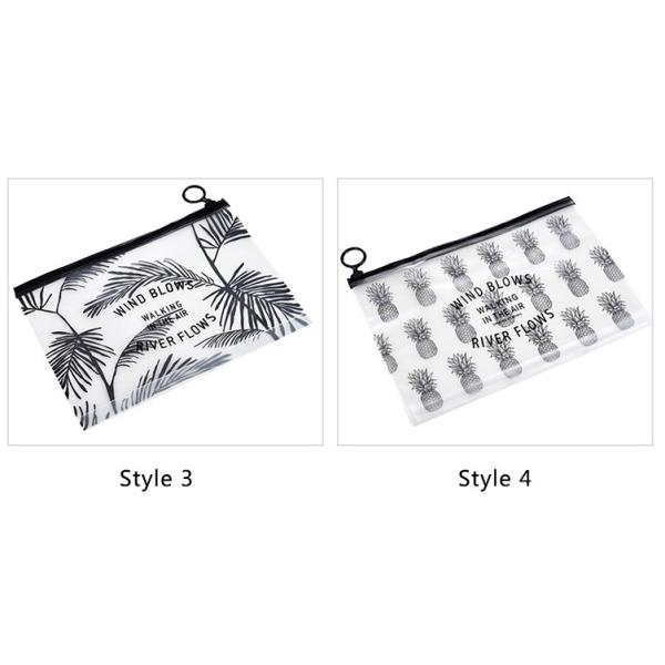 Eco Green Clear Transparent PVC Cosmetic Pouch