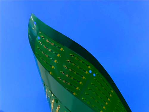 2-Layer Flexible PCB with Adhesiveless Polyimide Core 0.12mm thick with ENIG using in Computer Digital camera