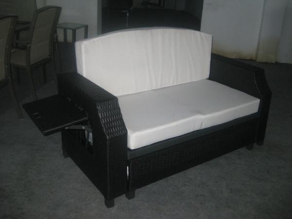 outdoor wicker sofa         