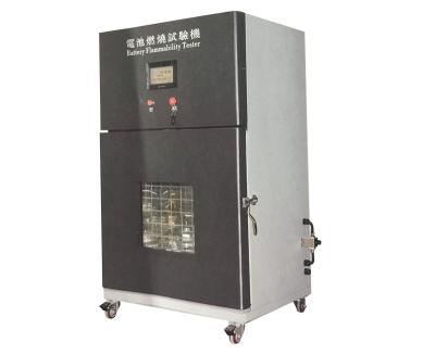 Equipamento de teste de aço inoxidável do Burning e da ejeção da bateria com tela táctil do PLC