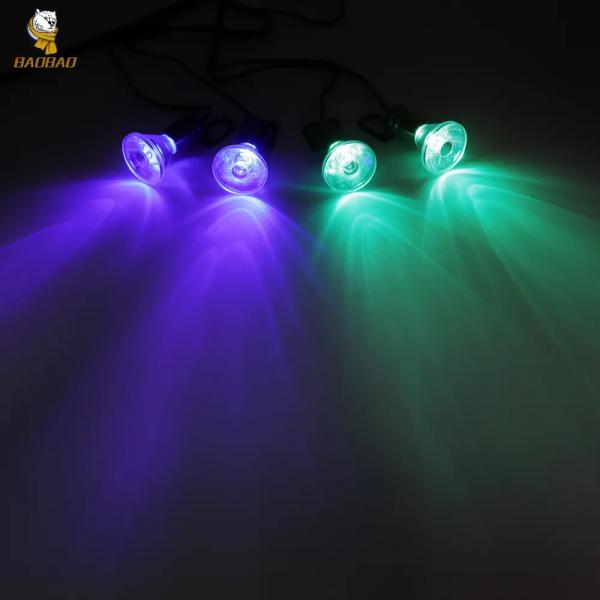 Green Blue Red Flash Strobe Lens Light Universal Motorcycle Decoration Light