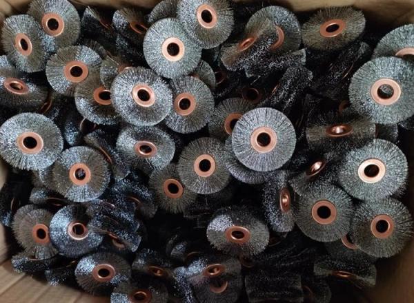 Surface Finishing 75mm OD Stainless Steel Wire Brush,Ringlock Wire Wheel Brush