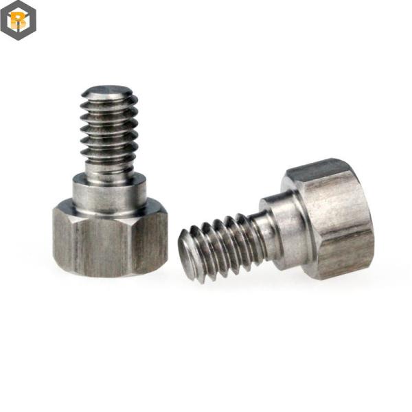 Special Fasteners BY-0513 Stainless Steel Custom Shoulder Screw with Polishing Finish