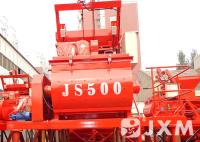 500 Liter Twin Shaft Batch Mixer Stationary Concrete Mixer ISO CE Certification