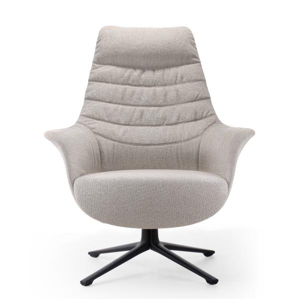 Contemporary Soft Upholstery Modern Office Lounge Chairs With Base Reclining