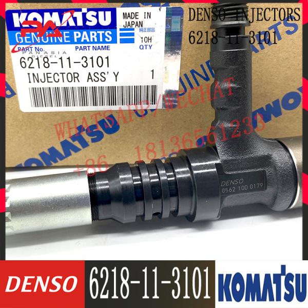 6218-11-3101 KOMATSU Fuel Injectors Excavator PC750-6 / PC800-6 SAA6D140E-5 6218-11-3101 095000-0562