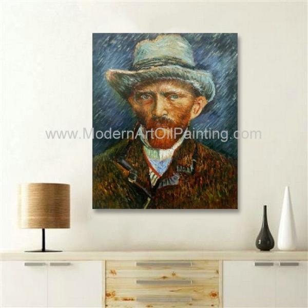 Vincent Van Gogh Paintings Self Portrait Reproduction On Canvas For House Decor