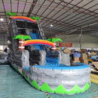Commercial Grade 8x3m Bounce House Blow Up China Backyard Moonwalk Inflatable Water Slide
