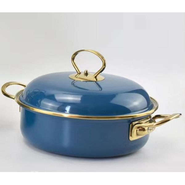 Enamel Cookware Casserole Pot Set Home Kitchenware Cooking Pot OEM Size