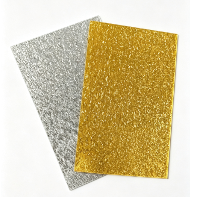 High Gloss Custom Size Scratch Resistant Glitter Acrylic Sheet for Commercial Displays